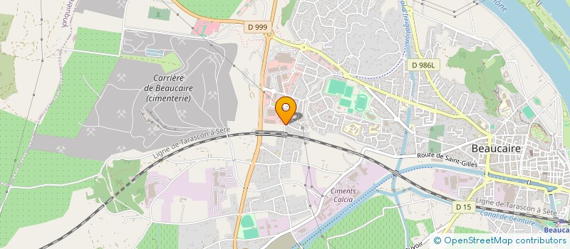 localisation de l'entreprise ASSOCIATION LOCALE POUR LE CULTE DES TEMOINS DE JEHOVAH DE BEAUCAIRE  BEAUCAIRE