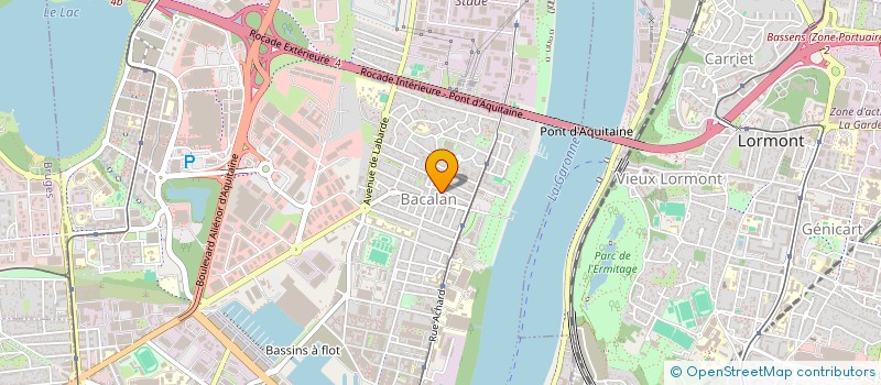localisation de l'entreprise ASSOCIATION LOCALE POUR LE CULTE DES TEMOINS DE JEHOVAH DE BORDEAUX NORD à BORDEAUX