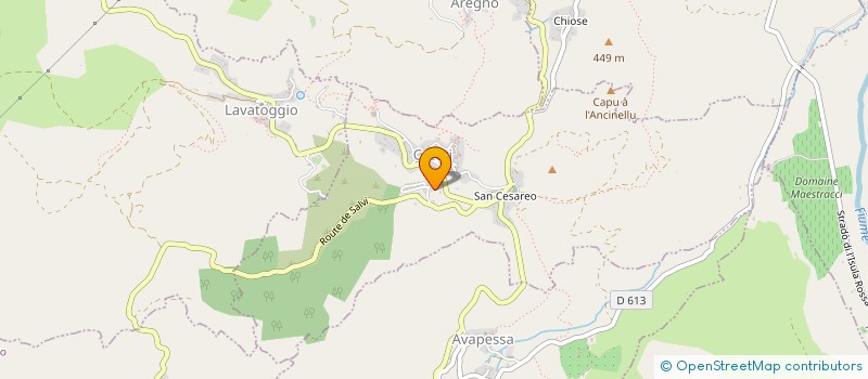 localisation de l'entreprise ASSOCIATION LOCALE POUR LE CULTE DES TEMOINS DE JEHOVAH DE CALVI à CATERI