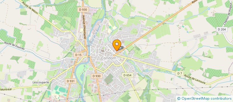 localisation de l'entreprise ASSOCIATION LOCALE POUR LE CULTE DES TEMOINS DE JEHOVAH DE CONDOM  CONDOM