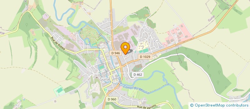 localisation de l'entreprise ASSOCIATION LOCALE POUR LE CULTE DES TEMOINS DE JEHOVAH DE GUISE à GUISE