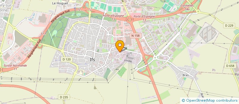 localisation de l'entreprise ASSOCIATION LOCALE POUR LE CULTE DES TEMOINS DE JEHOVAH DE IFS  IFS