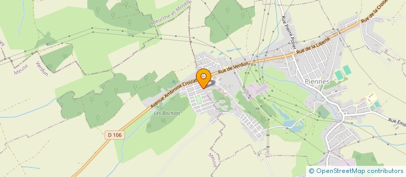 localisation de l'entreprise ASSOCIATION LOCALE POUR LE CULTE DES TEMOINS DE JEHOVAH DE JOUDREVILLE  LANDRES