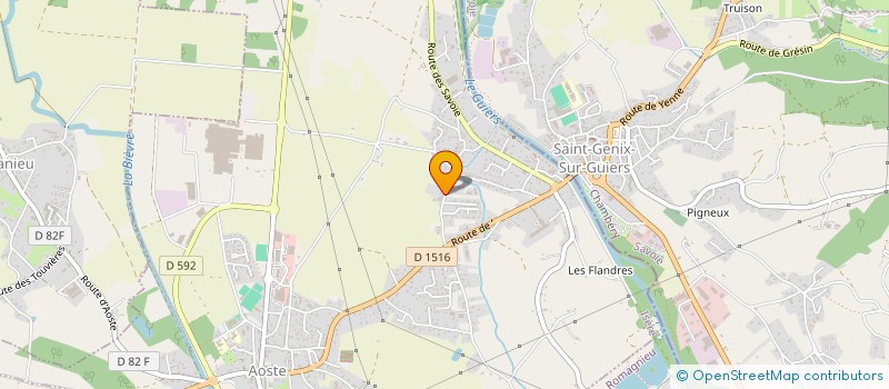 localisation de l'entreprise ASSOCIATION LOCALE POUR LE CULTE DES TEMOINS DE JEHOVAH DE LA TOUR DU PIN  SAINT-CLAIR-DE-LA-TOUR