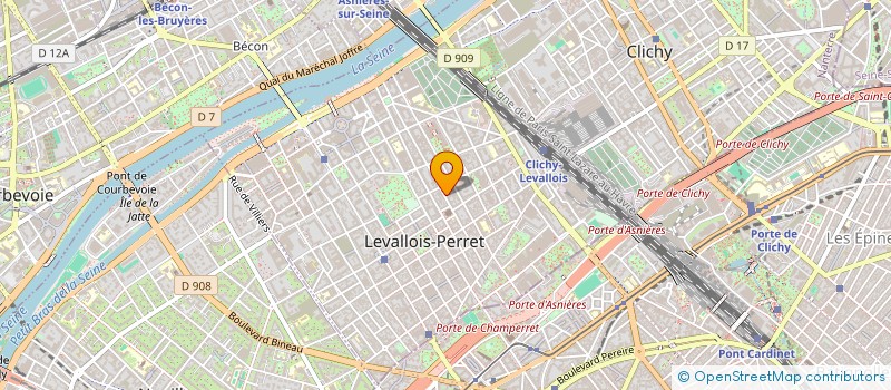 localisation de l'entreprise ASSOCIATION LOCALE POUR LE CULTE DES TEMOINS DE JEHOVAH DE LEVALLOIS PERRET à LEVALLOIS-PERRET