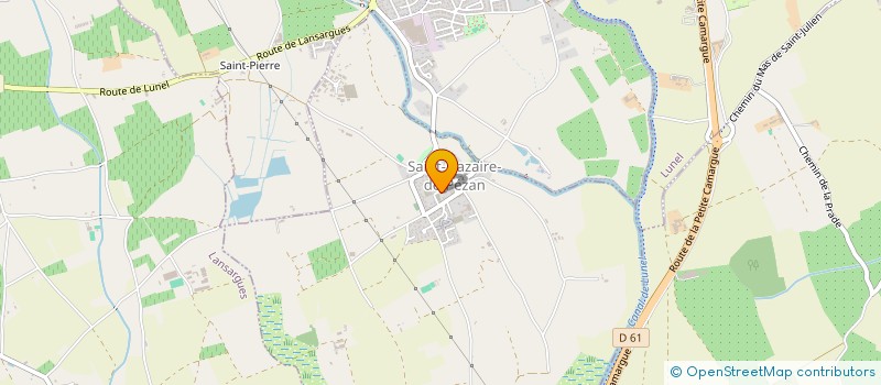 localisation de l'entreprise ASSOCIATION LOCALE POUR LE CULTE DES TEMOINS DE JEHOVAH DE LUNEL  SAINT-JUST