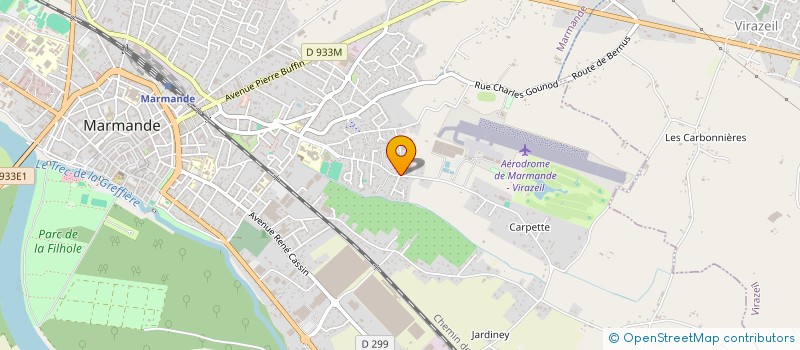 localisation de l'entreprise ASSOCIATION LOCALE POUR LE CULTE DES TEMOINS DE JEHOVAH DE MARMANDE  MARMANDE