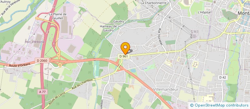 localisation de l'entreprise ASSOCIATION LOCALE POUR LE CULTE DES TEMOINS DE JEHOVAH DE MONTARGIS à VILLEMANDEUR