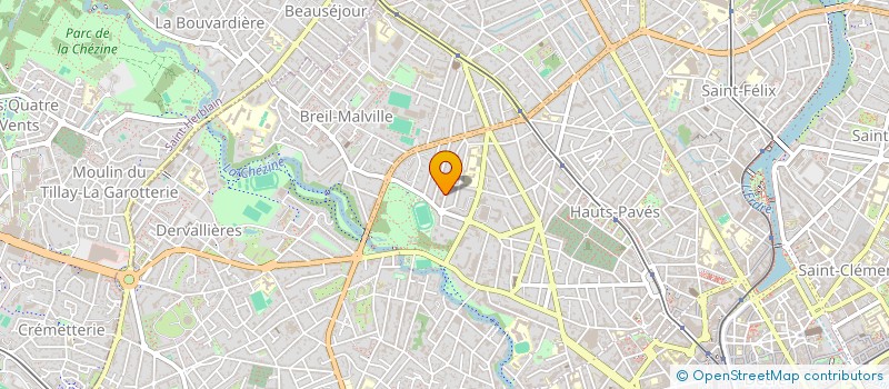 localisation de l'entreprise ASSOCIATION LOCALE POUR LE CULTE DES TEMOINS DE JEHOVAH DE NANTES -PORT à NANTES