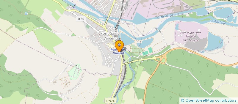 localisation de l'entreprise ASSOCIATION LOCALE POUR LE CULTE DES TEMOINS DE JEHOVAH DE NEUVES MAISONS  PONT-SAINT-VINCENT