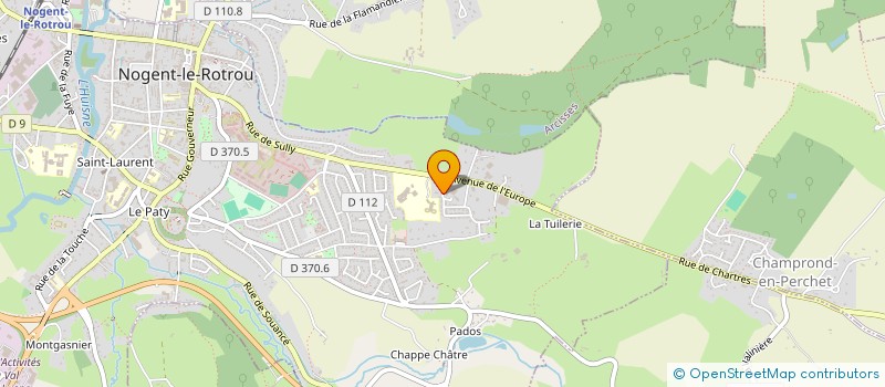 localisation de l'entreprise ASSOCIATION LOCALE POUR LE CULTE DES TEMOINS DE JEHOVAH DE NOGENT LE ROTROU à NOGENT-LE-ROTROU