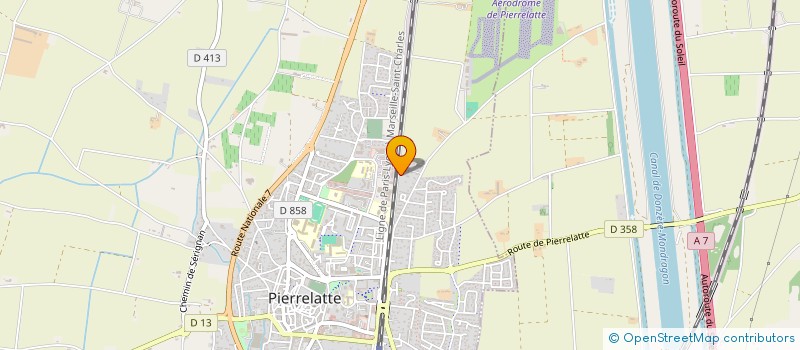 localisation de l'entreprise ASSOCIATION LOCALE POUR LE CULTE DES TEMOINS DE JEHOVAH DE PIERRELATTE  PIERRELATTE