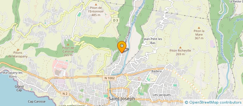 localisation de l'entreprise ASSOCIATION LOCALE POUR LE CULTE DES TEMOINS DE JEHOVAH DE SAINT-JOSEPH à SAINT-JOSEPH