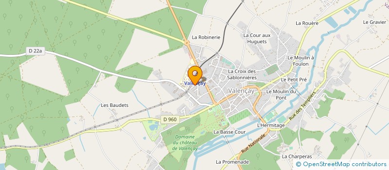 localisation de l'entreprise ASSOCIATION LOCALE POUR LE CULTE DES TEMOINS DE JEHOVAH DE VALENCAY à VALENCAY