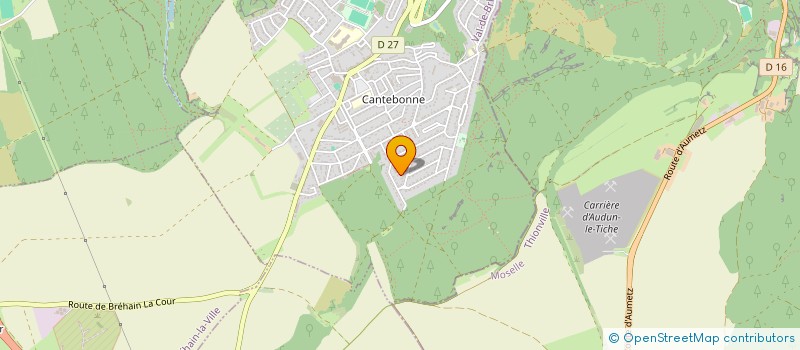 localisation de l'entreprise ASSOCIATION LOCALE POUR LE CULTE DES TEMOINS DE JEHOVAH DE VILLERUPT  VILLERUPT