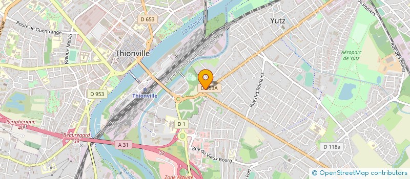 localisation de l'entreprise ASSOCIATION LOCALE POUR LE CULTE DES TEMOINS DE JEHOVAH DE YUTZ  YUTZ