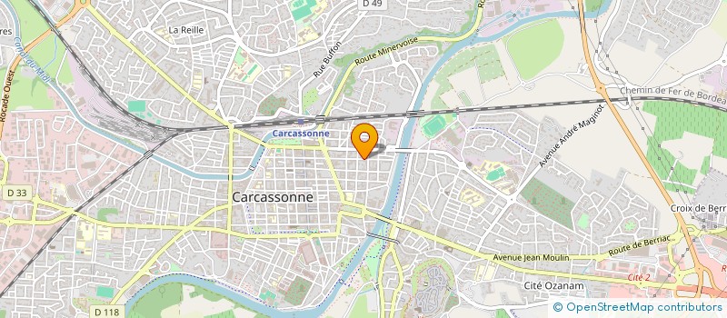 localisation de l'entreprise ASSOCIATION LOCATAIRE LE LAC à CARCASSONNE