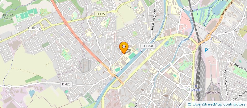 localisation de l'entreprise ASSOCIATION LOCATAIRES DE BOURSEUL à DOUAI