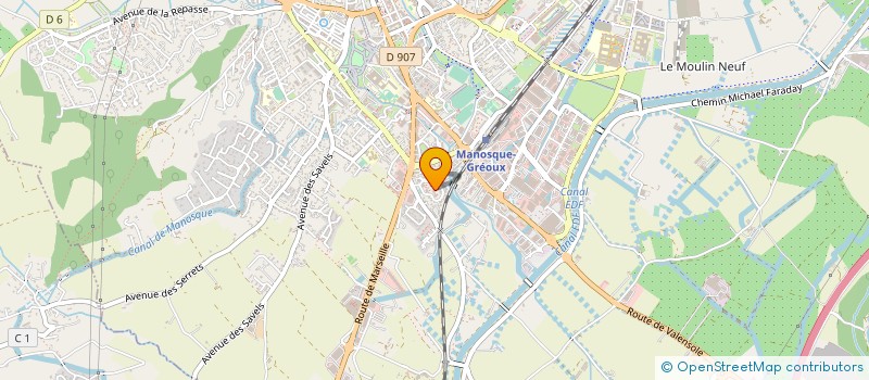 localisation de l'entreprise ASSOCIATION LOCATAIRES LOGIREM-MANOSQUE à MANOSQUE