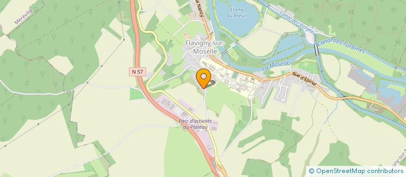 localisation de l'entreprise ASSOCIATION LOGIC SERVICES  FLAVIGNY-SUR-MOSELLE