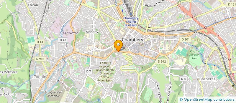 localisation de l'entreprise ASSOCIATION LOGIS FRANCE DE SAVOIE  CHAMBERY