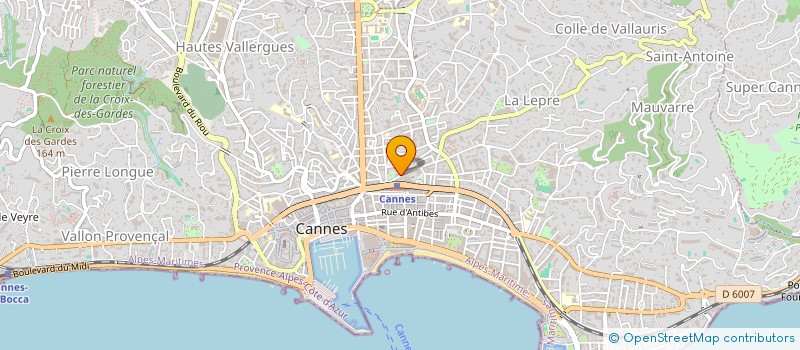 localisation de l'entreprise ASSOCIATION LOGIS JEUNES PROVENCE à CANNES