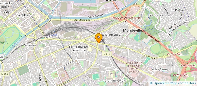 localisation de l'entreprise ASSOCIATION LOGOROCK LOI 1901 à CAEN