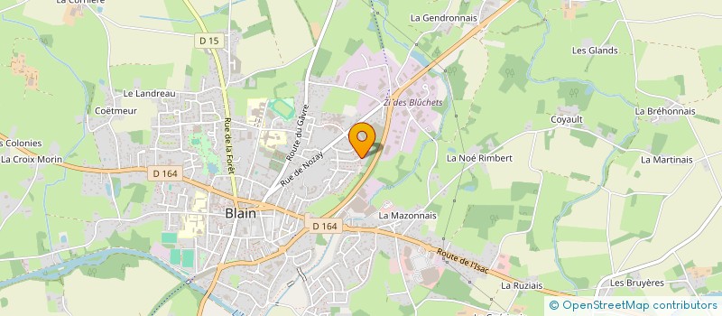 localisation de l'entreprise ASSOCIATION LOIN DES RUINES à BLAIN