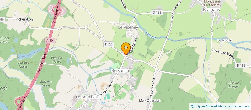 localisation de l'entreprise ASSOCIATION LOISIR DE MOLAIN LA MONTIERE  MOLAIN