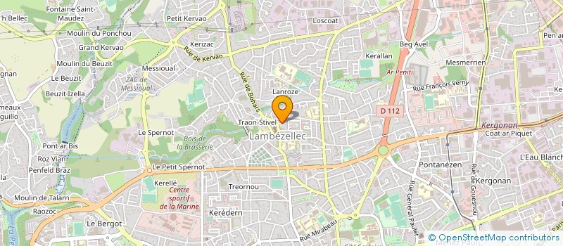 localisation de l'entreprise ASSOCIATION LOISIR ENFANT à BREST
