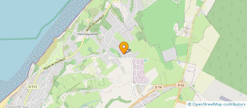 localisation de l'entreprise ASSOCIATION LOISIR PUGILISTIQUE à TROUVILLE-SUR-MER