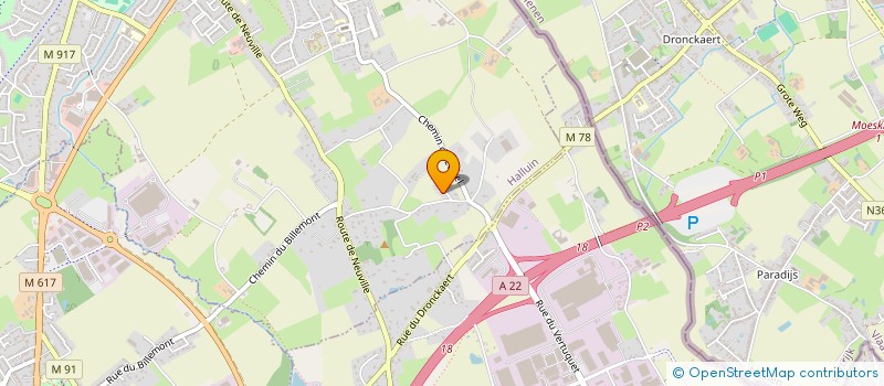 localisation de l'entreprise ASSOCIATION LOISIR TOURISME  HALLUIN