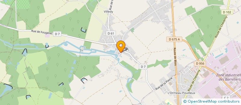 localisation de l'entreprise ASSOCIATION LOISIRS ANIMATIONS DU CONTROIS  LE CONTROIS-EN-SOLOGNE