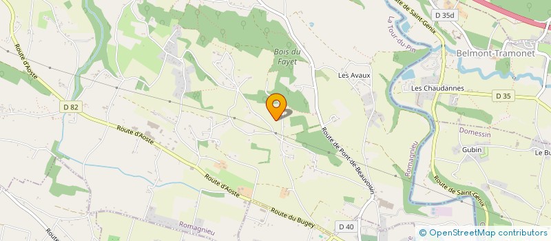 localisation de l'entreprise ASSOCIATION LOISIRS CREATIFS ET ALPHABETISATION (ALCA)  ROMAGNIEU