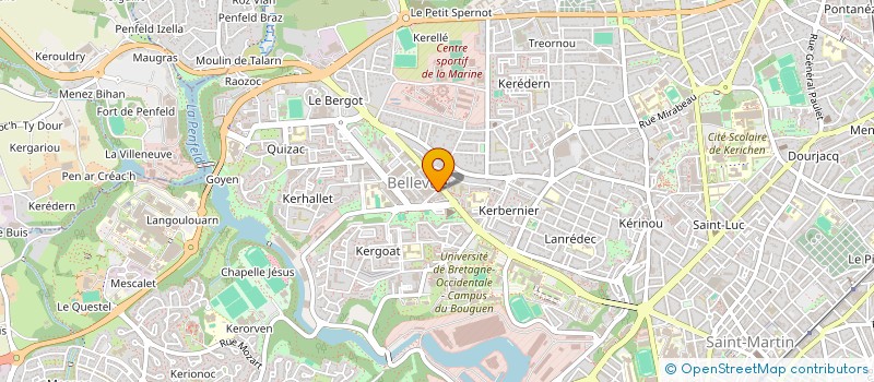 localisation de l'entreprise ASSOCIATION LOISIRS CULTURELS à BREST