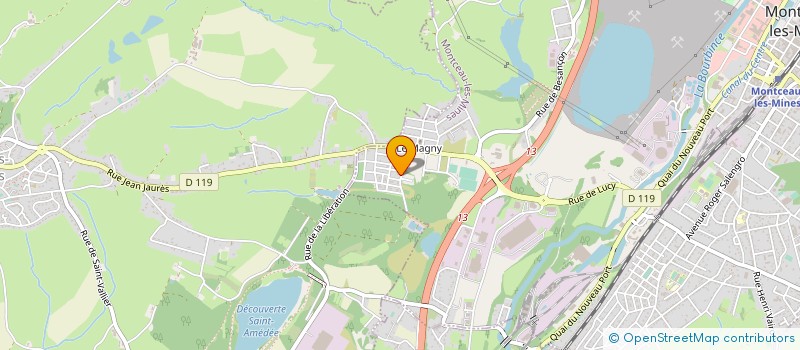 localisation de l'entreprise ASSOCIATION LOISIRS DE L ENFANCE  MONTCEAU-LES-MINES