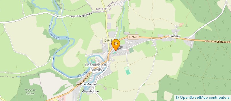 localisation de l'entreprise ASSOCIATION LOISIRS DETENTE DE CHATILLON à CHATILLON EN BAZOIS