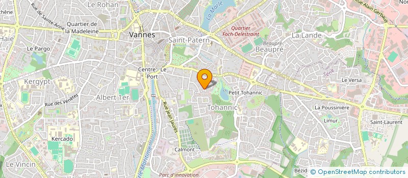 localisation de l'entreprise ASSOCIATION LOISIRS ECHANGES AVENTURE à VANNES
