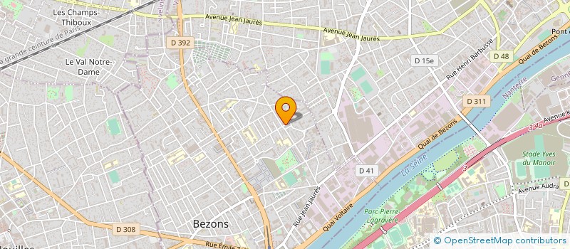 localisation de l'entreprise ASSOCIATION LOISIRS ESPRIT  BEZONS