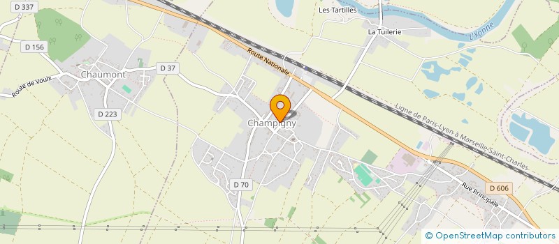 localisation de l'entreprise ASSOCIATION LOISIRS ET CULTURE  VILLENEUVE-LA-GUYARD