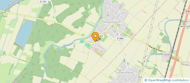 localisation de l'entreprise ASSOCIATION LOISIRS ET CULTURE  UTTENHEIM