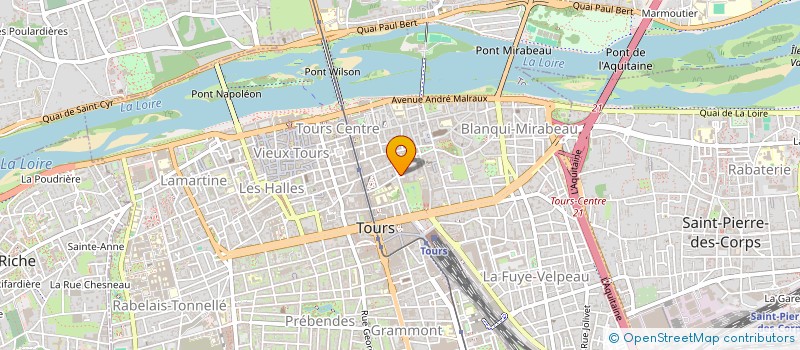 localisation de l'entreprise ASSOCIATION LOISIRS ET CULTURE à TOURS