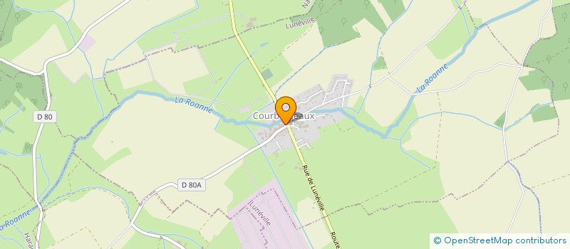 localisation de l'entreprise ASSOCIATION LOISIRS ET CULTURE DES HABITANTS DE COURBESSEAUX  COURBESSEAUX