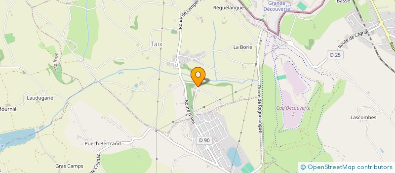 localisation de l'entreprise ASSOCIATION LOISIRS ET HANDICAPS  CAGNAC-LES-MINES