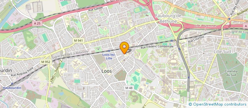 localisation de l'entreprise ASSOCIATION LOISIRS ET VACANCES  LOOS