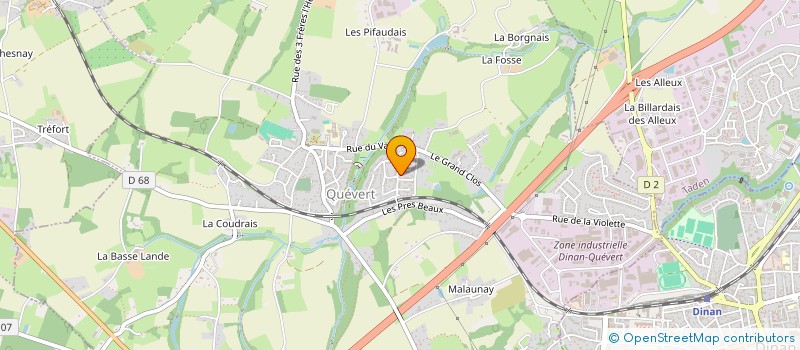 localisation de l'entreprise ASSOCIATION LOISIRS EXTRA SCOLAIRE à QUEVERT