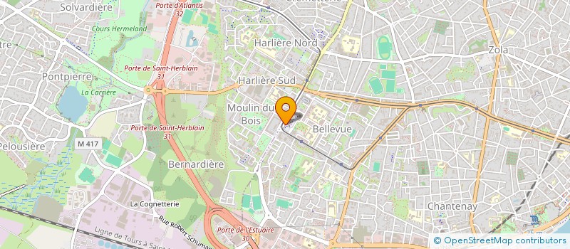 localisation de l'entreprise ASSOCIATION LOISIRS FAMILLES 44 à NANTES