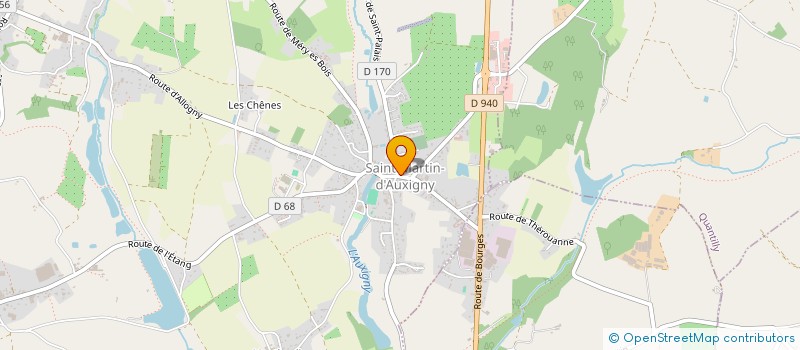 localisation de l'entreprise ASSOCIATION LOISIRS MARTINOIS DE ST MARTIN D'AUXIGNY  SAINT-MARTIN-D'AUXIGNY