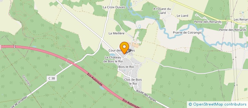 localisation de l'entreprise ASSOCIATION LOISIRS PARTAGE ET AMITIES EN GATINAIS  FERRIERES-EN-GATINAIS