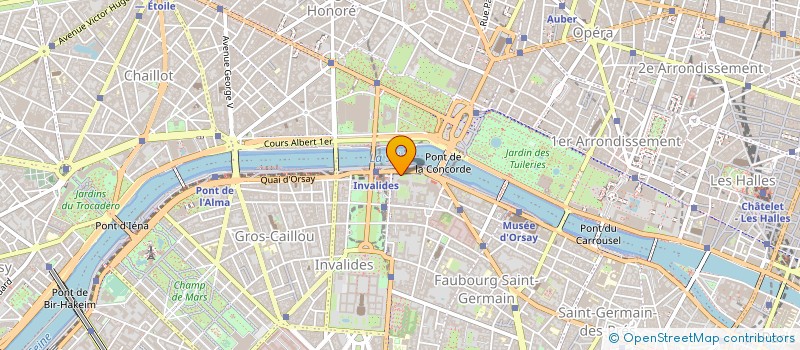 localisation de l'entreprise ASSOCIATION LOISIRS PERSONNEL AMBASSADE  PARIS